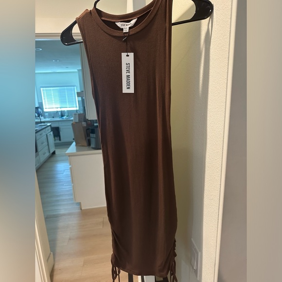 Smokeshow Dress in Chocolate Brown - Picture 5 of 10